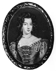 Maria de Modena, rainha consorte do rei Jaime II, 1907
