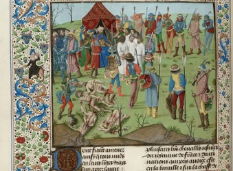 Massacre dos cristãos após a Batalha de Nicópolis, ca 1470-1475.