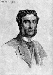 Matthew Arnold 1822-1888, poeta britânico, crítico e educador, 1881