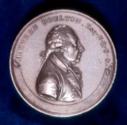 Matthew Boulton, empresário inglês, industrial e engenheiro, 1809