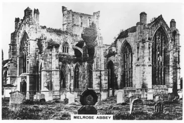 Abadia de Melrose, Escócia, 1936