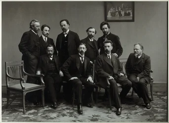 Membros do Grupo Literário Sreda Quarta-feira, 1910