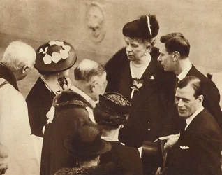 Inauguração do Memorial ao Pai, Castelo de Windsor, 23 de abril de 1937
