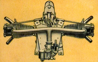 Motor de 20 cavalos Mercedes, 1932.
