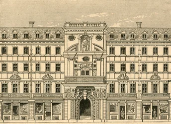 Capela de Mercers, reconstruída após o incêndio, 1897.
