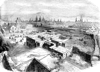 Cidade do México, México, meados do século XIX c1880