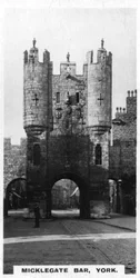 Micklegate Bar, York, c1920s