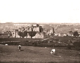 Castelo de Middleham, Yorkshire, 1894.