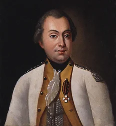 Mikhail Kutuzov no uniforme do Regimento de Pugineiros de Lugansk, 1788, século XIX