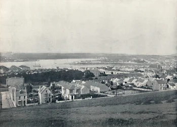 Milford Haven - Vista Geral da Cidade e do Haven, 1895