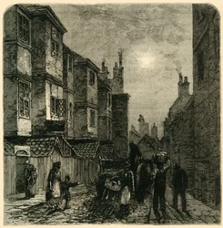 Milford Lane em 1820, 1881.
