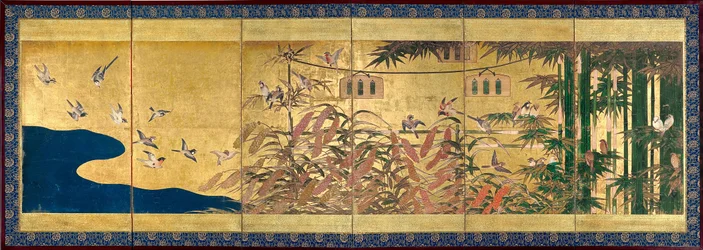 Milho e pássaros, ca 1625
