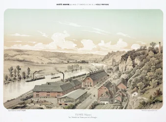 Mineração, Metal Ores Zinc works, Flone, Bélgica