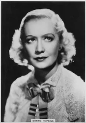 Miriam Hopkins, atriz americana, 1938