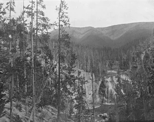 Rio Missouri, abaixo de Great Falls, Montana, EUA, c1900.