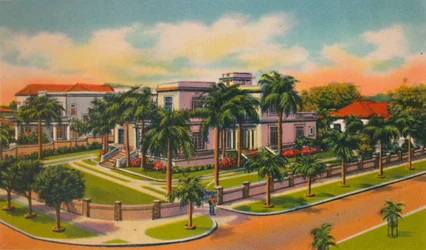 Residência moderna em El Prado, Barranquilla, c1940s