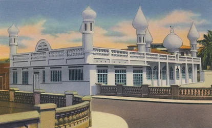 Mesquita Mohammedan, Porto de Espanha, Trinidad, BWI, c1940s.