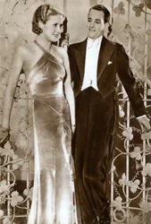 Molly Lamont e Gene Gerrard, atores, 1933