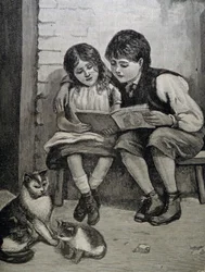 O livro de fotos da mamãe. De Barnavannen 1892.