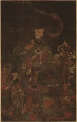 Monju e Atendentes, 1200s.
