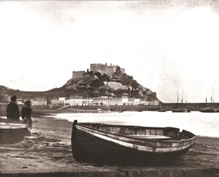 Castelo de Mont Orgueil, Jersey, 1894.