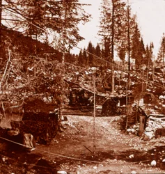 Monte Tomba, Itália, c1914-c1918