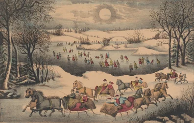 Luz da Lua no Central Park, ca. 1871-75.