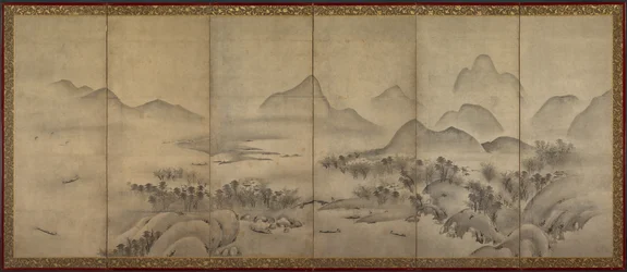 Paisagem enluarada, final dos anos 1500.