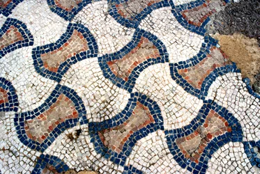 Mosaico de uma villa romana, Montreal, Dordogne e Costa Atlântica, França