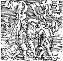 Moisés libertando os israelitas do Egito, 1557