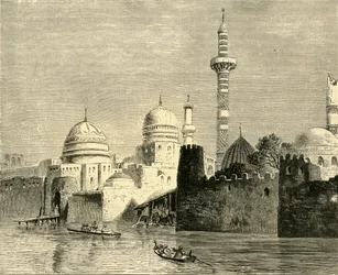 Mosul, cidade principal da Mesopotâmia Al-Jezireh, 1890.