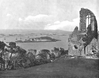 Loucura do Monte Edgcumbe, Plymouth, Cornualha, 1894.