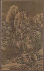 Monte Emei sob a neve pesada, século XVII.