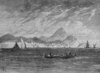 Monte Pernathia e New Navarino, c1880