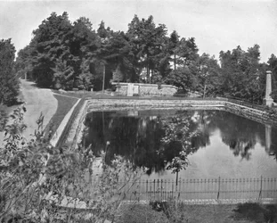 Mount Royal Park, Montreal, Canadá, c1900.