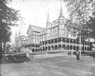 Mountain House, Cresson Springs, Pensilvânia, EUA, c1900.