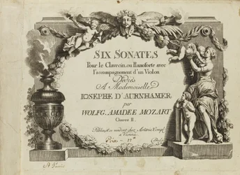 Mozart: Seis sonatas para o cravo ou pianoforte com o acompanhamento de um violino dedicado a Mademo