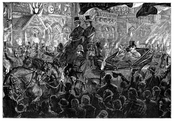 Sr. Gladstone em Leeds, final do século XIX
