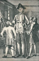 Henry Blacker, o Gigante Britânico, c1750, 1894