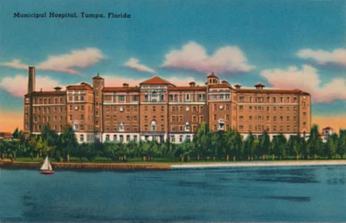 Hospital Municipal, Tampa, Flórida, c1940s