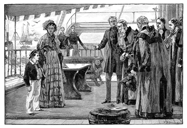 Dignitários municipais apresentados ao Príncipe de Gales, c1840s, 1900