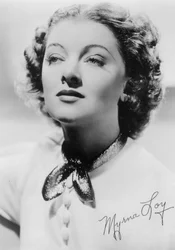 Myrna Loy 1905-1993, atriz americana, c1930s