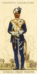 Forças estaduais de Mysore, 1936.