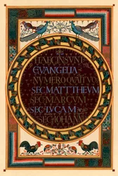 Nomes dos quatro evangelistas, c800 dC