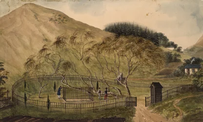 Local de enterro de Napoleão em Santa Helena, 1833