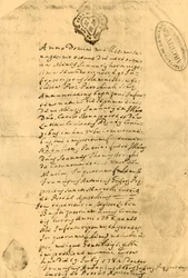 Certidão de nascimento de Napoleão, 21 de julho de 1771, 1921.