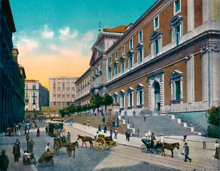 Nápoles - Museu Nacional, cerca de 1900
