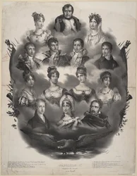 Napoleão I. Bonaparte e sua família, 1832