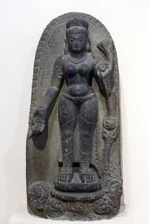 Museu Nacional, Nova Deli. Tara. Pala, século VIII d.C., Bihar. Pedra. Índia.