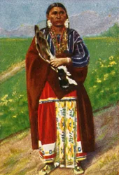 Mulher nativa americana, c1928.